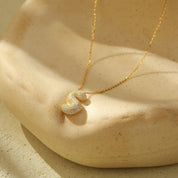 Bella Vermeil Letter Necklace