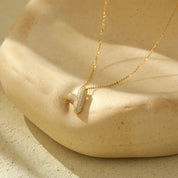 Bella Vermeil Letter Necklace