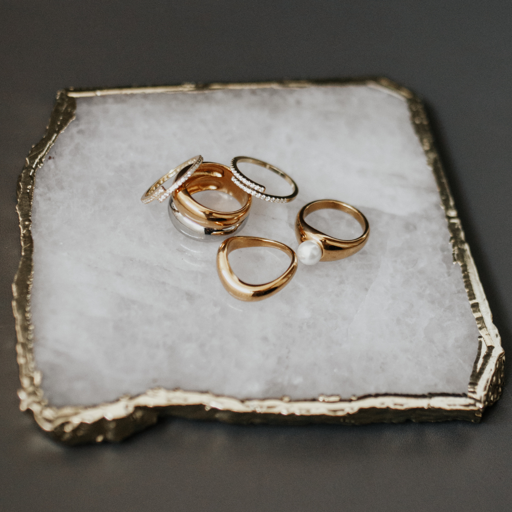 Sage Vermeil Adjustable Ring