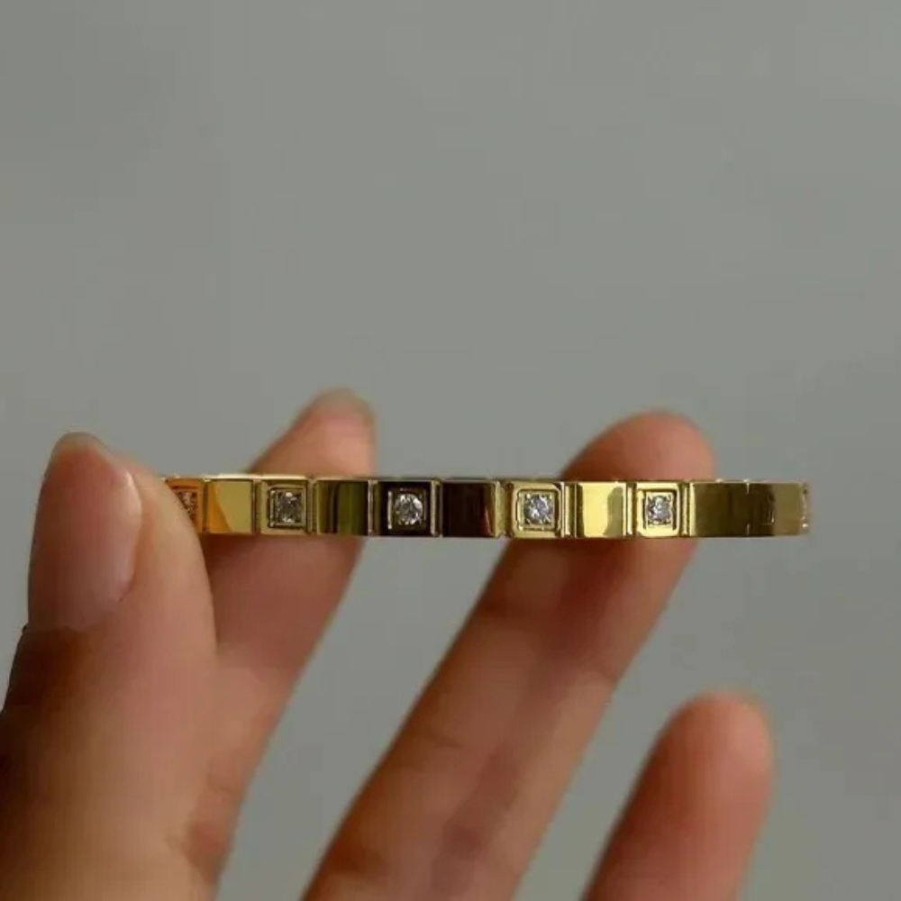 Marissa 18K Gold-Plated Bangle Bracelet