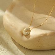 Bella Vermeil Letter Necklace