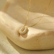 Bella Vermeil Letter Necklace