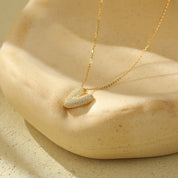 Bella Vermeil Letter Necklace