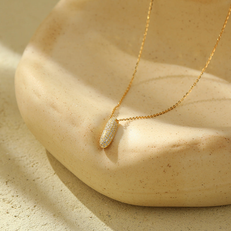 Bella Vermeil Letter Necklace