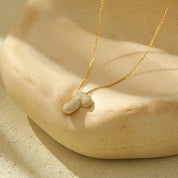 Bella Vermeil Letter Necklace