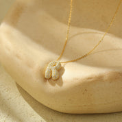 Bella Vermeil Letter Necklace