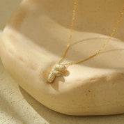 Bella Vermeil Letter Necklace