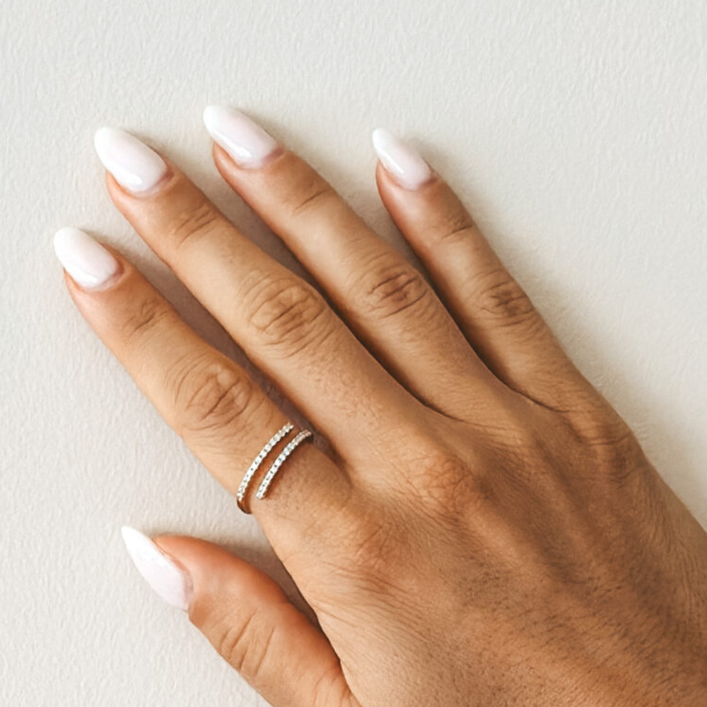 Sage Vermeil Adjustable Ring