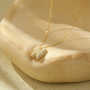 Bella Vermeil Letter Necklace