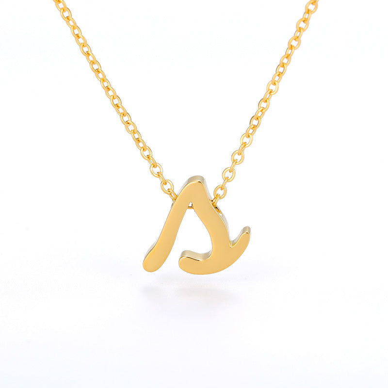 Milly 18K Gold-Plated Letter Necklace