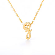 Milly 18K Gold-Plated Letter Necklace