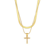 Diana 18K Gold-Plated Letter Necklace