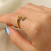 Haley 18K Gold-Plated Ring