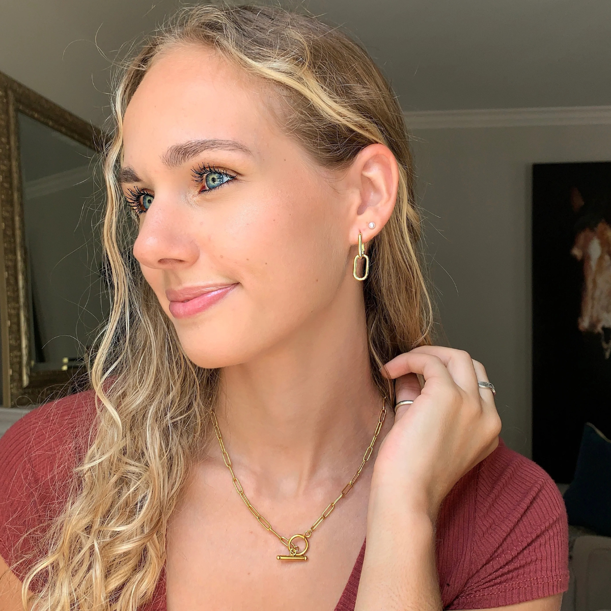 Raya Vermeil Earrings