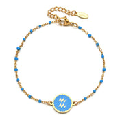 Lucia 14K Gold Zodiac Bracelet