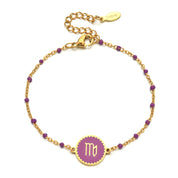 Lucia 14K Gold Zodiac Bracelet