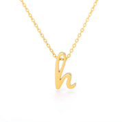 Milly 18K Gold-Plated Letter Necklace