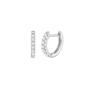 Maddie 18K Gold-Plated Huggie Earrings
