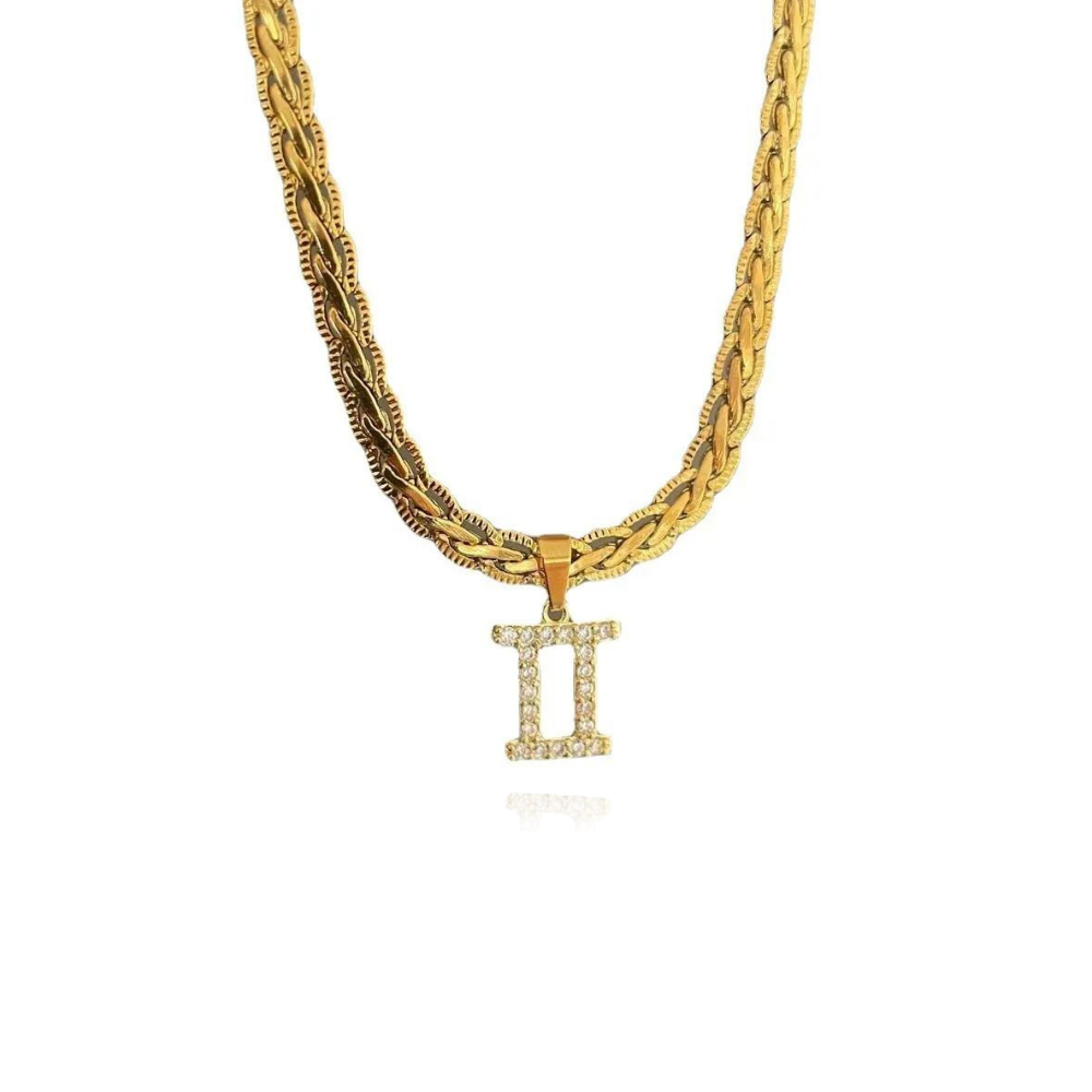 Giselle 18K Gold-Plated Zodiac Necklace