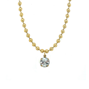 Cecilia Round Pendant Necklace