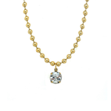 Cecilia Round Pendant Necklace