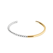 Vienna 18K Gold-Plated Mixed Metal Bracelet