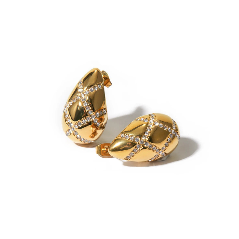 Simone 18K Gold-Plated Earrings