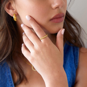 Serenity 18K Gold-Plated Anxiety Ring