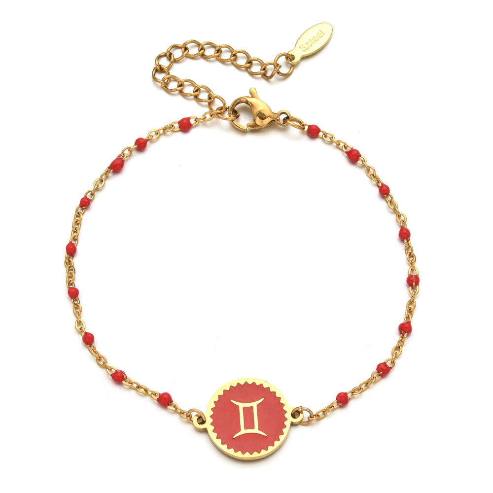 Lucia 14K Gold Zodiac Bracelet