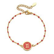 Lucia 14K Gold Zodiac Bracelet