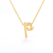 Milly 18K Gold-Plated Letter Necklace