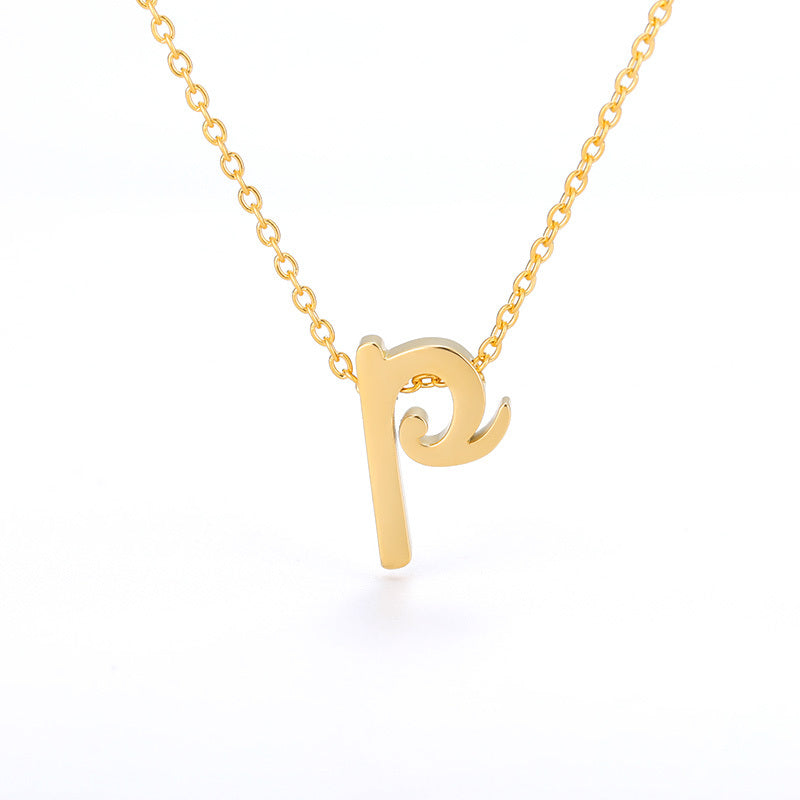 Milly 18K Gold-Plated Letter Necklace