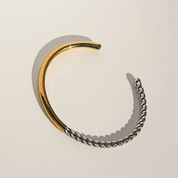 Vienna 18K Gold-Plated Mixed Metal Bracelet