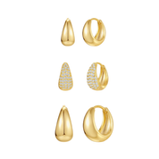 Petra 18K Gold-Plated Earrings