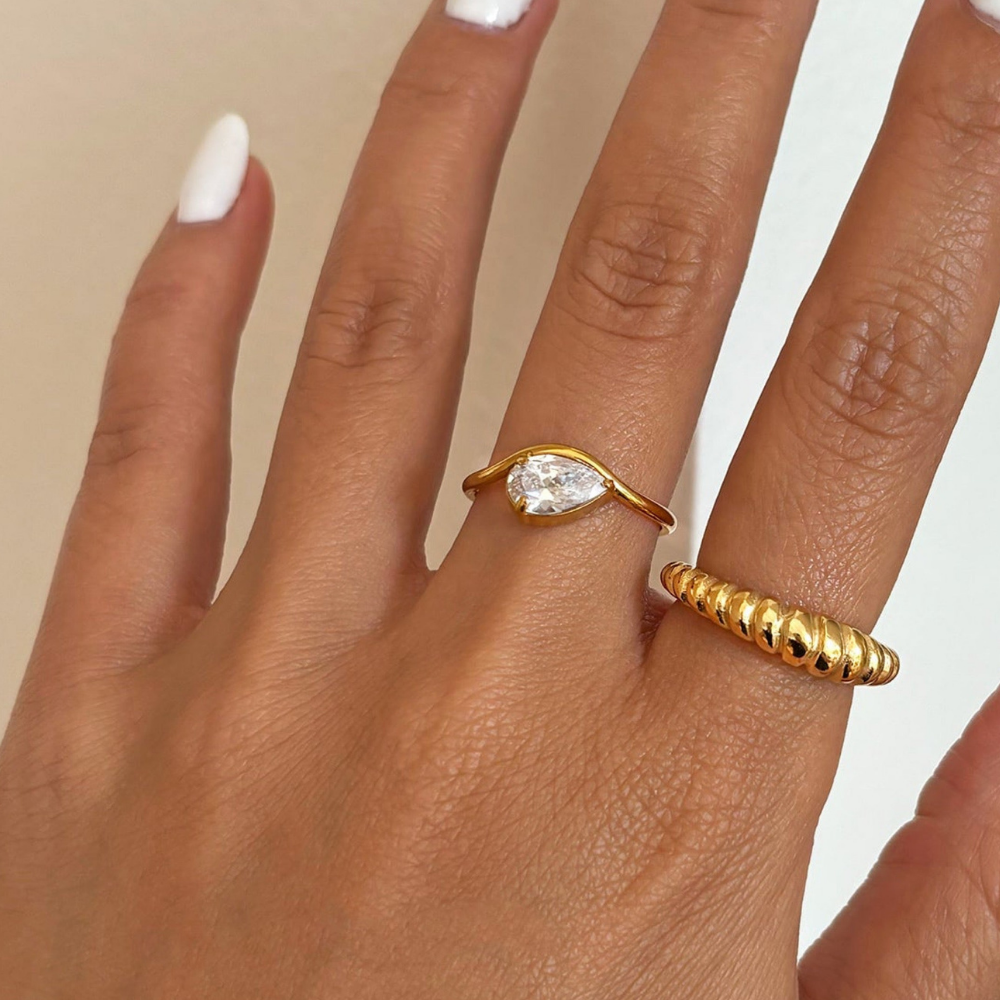 Khloe 18K Gold-Plated  Ring