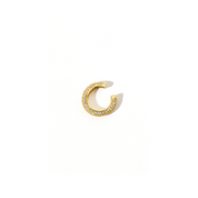Kiara 18K Gold-Plated Pave Stone Ear Cuff