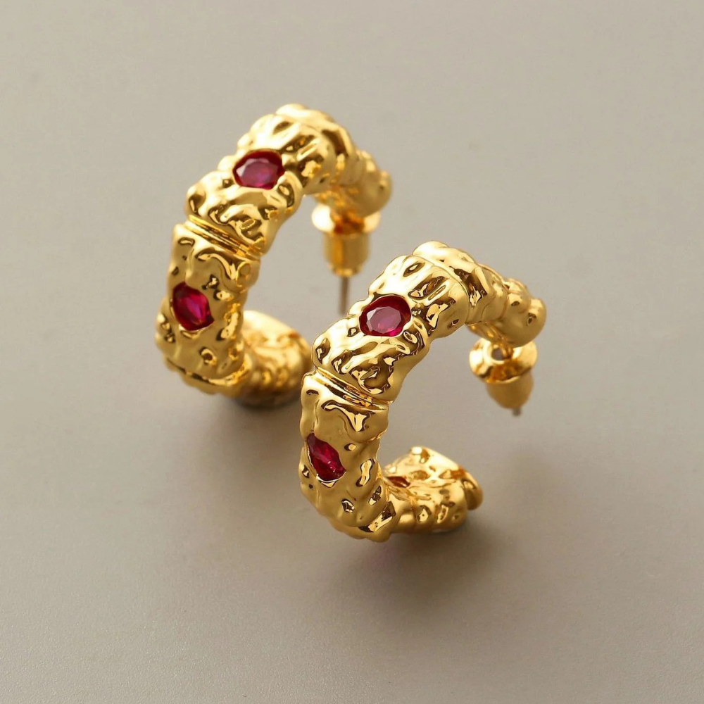 Giovanna 18K Gold-Plated Earrings