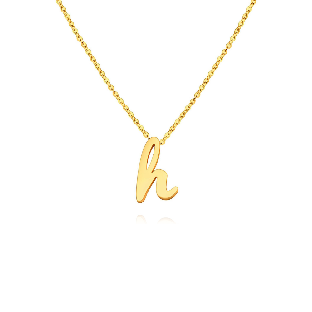 Milly 18K Gold-Plated Letter Necklace