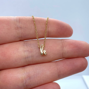 Milly 18K Gold-Plated Letter Necklace