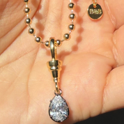 Gianna Georgian Bezel Necklace