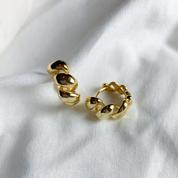 Alex 18K Gold-Plated Baguette Earrings