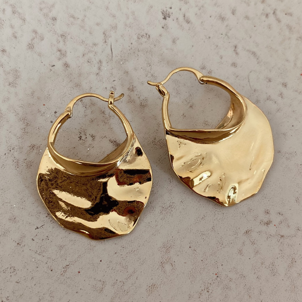 Kris 18K Gold-Plated Earrings