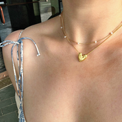Meghan 18K Gold-Plated Heart Necklace