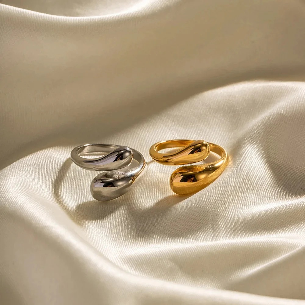 Sasha 18K Gold-Plated Adjustable Ring