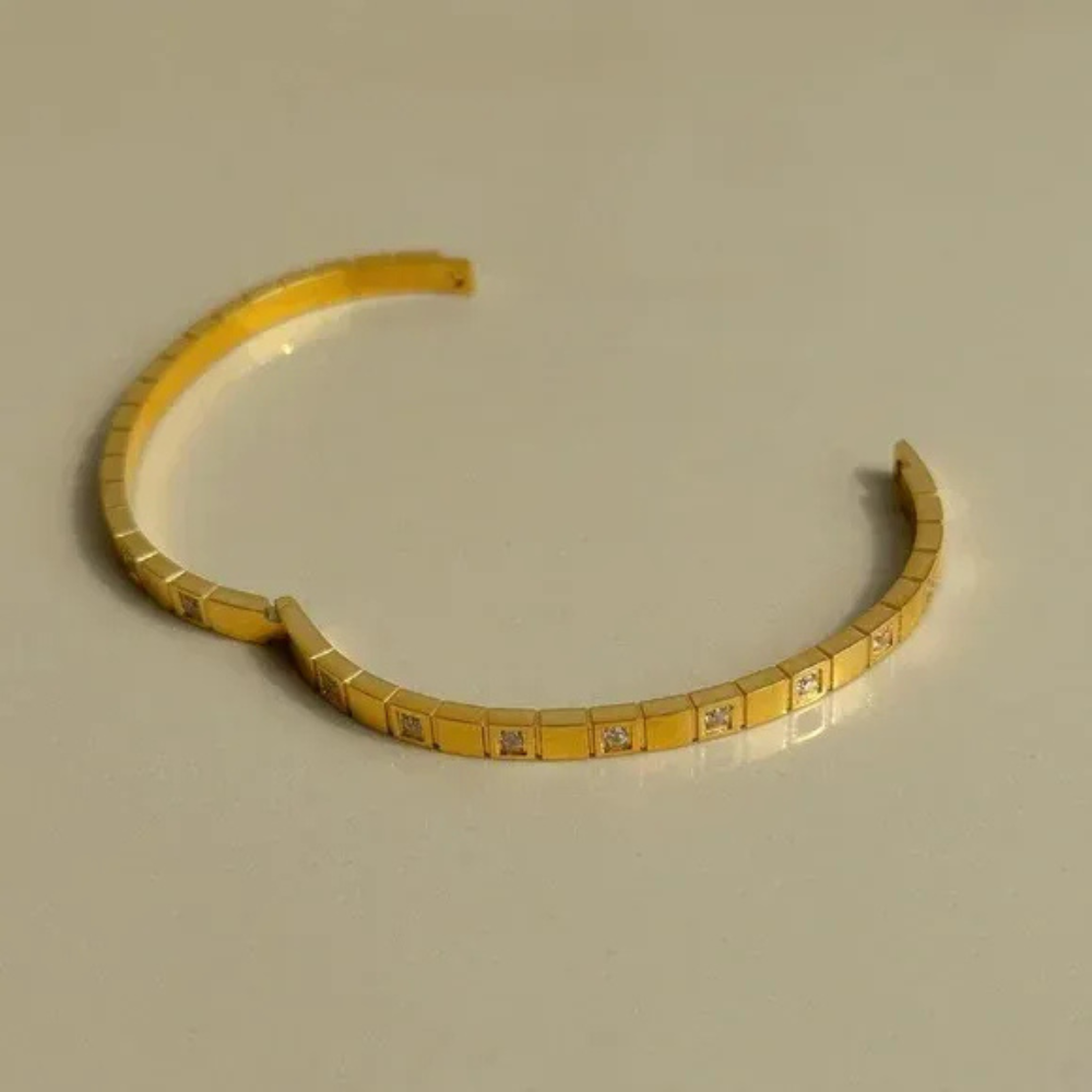 Marissa 18K Gold-Plated Bangle Bracelet