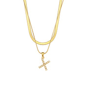 Diana 18K Gold-Plated Initial Necklace