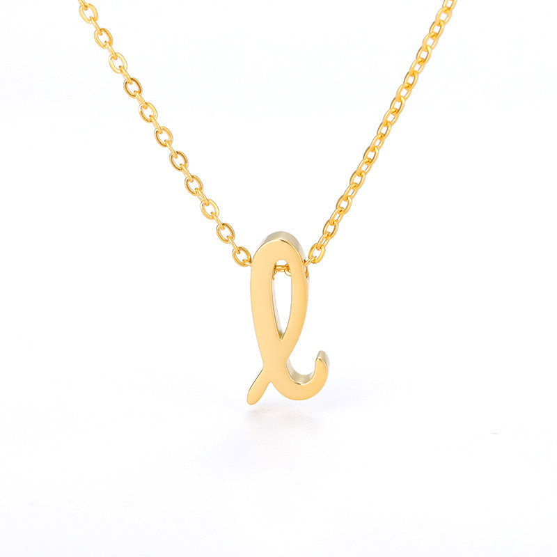 Milly 18K Gold-Plated Letter Necklace