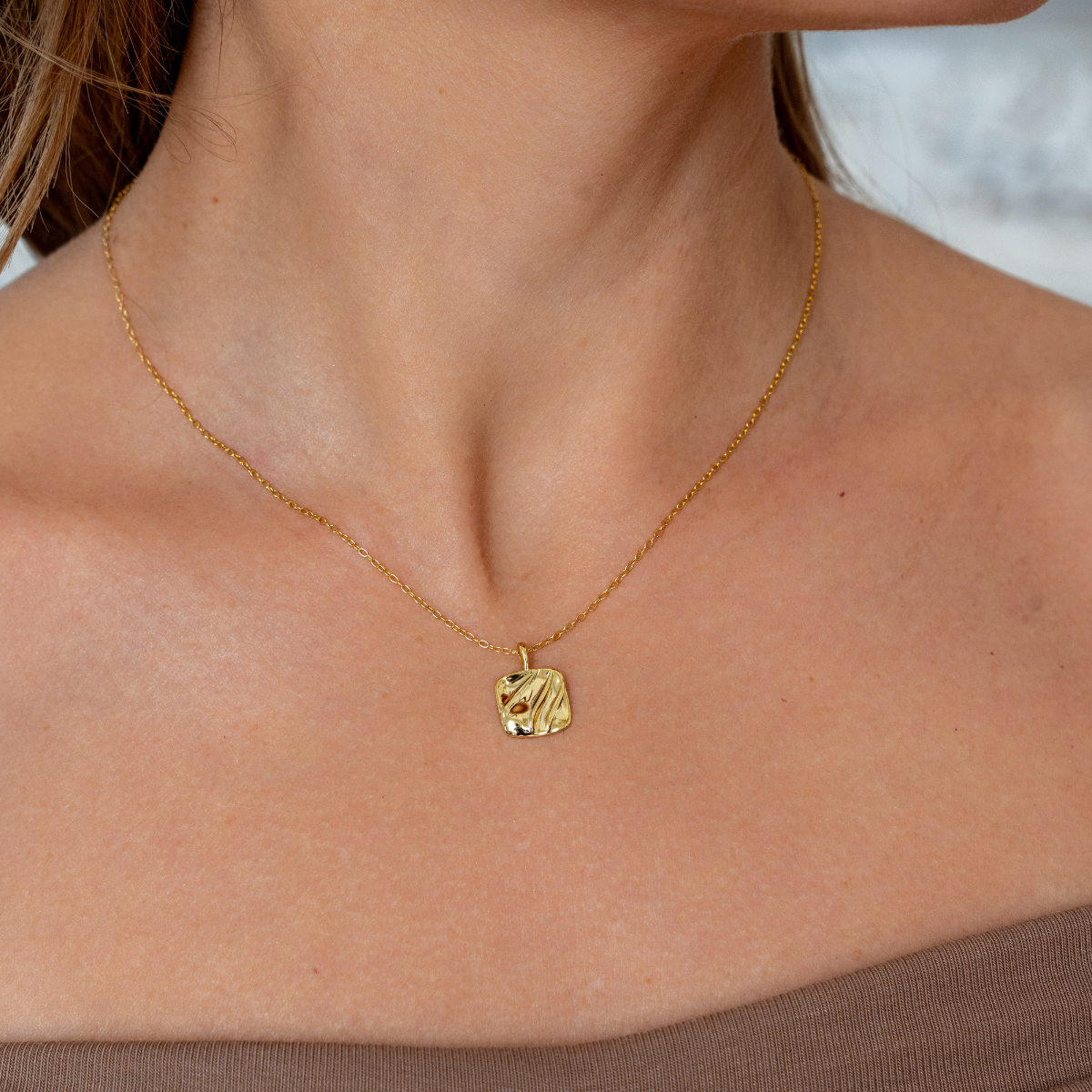 Odette Vermeil Pendant Necklace