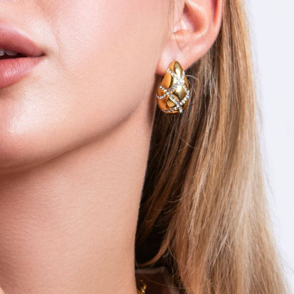 Simone 18K Gold-Plated Earrings