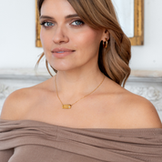 Claudia Vermeil Pearl Necklace